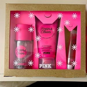PINK fresh and clean gift set.